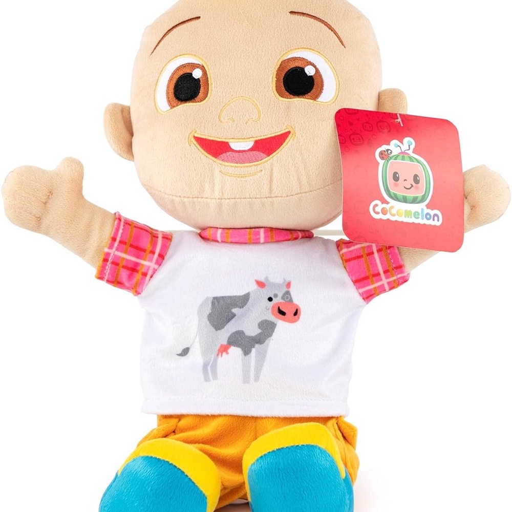 CoComelon JJ Stuffed Pillow Buddy - Super Soft Polyester Microfiber, 17 inch